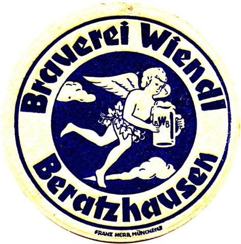 beratzhausen r-by wiendl wiendl rund 2a (215-u franz herb-blau)